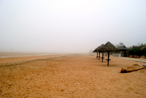 Tourist free beach