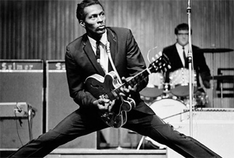 Chuck Berry on stage
