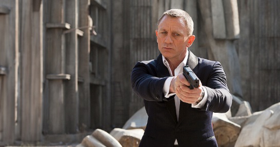 Daniel Craig in a scene from Skyfall