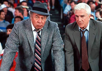 George Kennedy in a scene from Police Squad