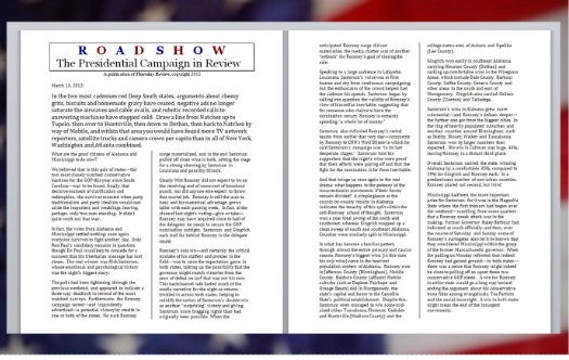 Screenshot of Thursday Review from March 2012