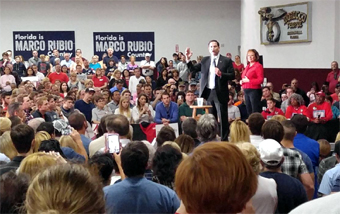 Marco Rubio stumping in Jacksonville Florida