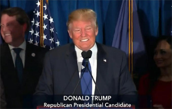 Donald Trump wins in New Hampshire