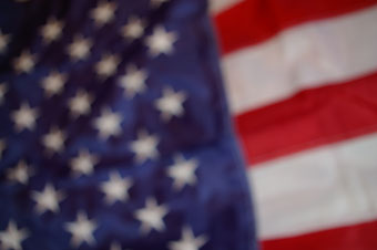 abstract photo of USA flag