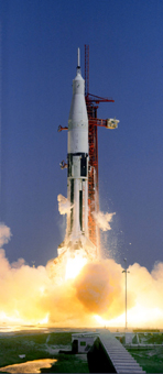 Apollo Saturn launch, 1966