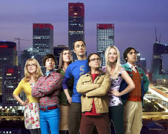 Big Bang Theory superimposed on China city