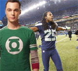 Sheldon from Big Bang Theory and Sherman of Seattle's Seahawks