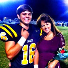 Blake with mom
