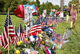 Flags at a Chattanooga Memorial