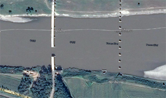 satellite image Korea