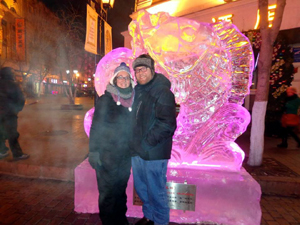 Harbin Ice and Snow Festival fish ice sculpture