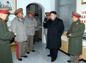 Kim Jong-Un and Generals