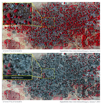 Nigeria Boko Haram satellite image