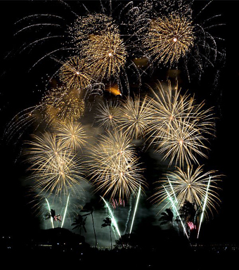 Pearl Harbor fireworks