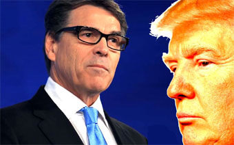 Rick Perry and Donald Trump