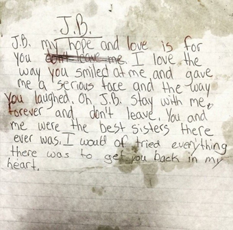Letter to JB