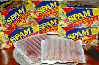Spam & hotdogs - processed meats