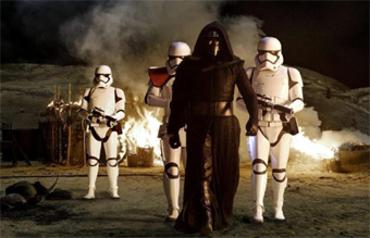 Storm Troopers and Kylo Ren