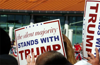 Trump rally sign