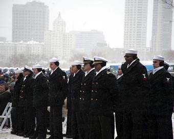 USS Milwaukee soldiers