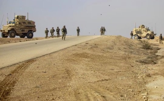 U.S. Soldiers on patrol in Iraq