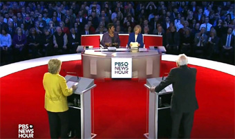PBS Democratic debate Feb 11, 2016
