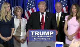 Donald Trump gives victory speech after winning South Carolina election