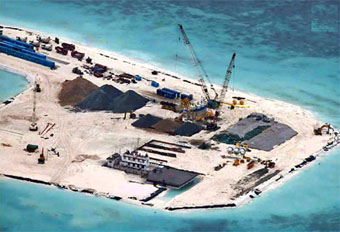 Chinese reef construction